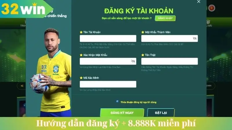 Hướng dẫn đăng ký + 8.888K miễn phí